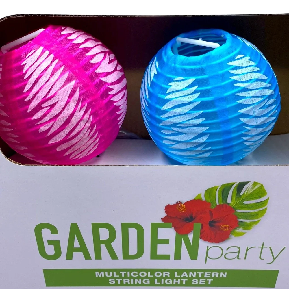 Multicolor Lantern String Light Set